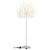 Globo Kinga Staande lamp Zilver, 5-lichts