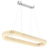 Globo Laurel Hanglamp LED Chroom, 1-licht, Afstandsbediening