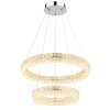 Globo Laurel Hanglamp LED Chroom, 1-licht, Afstandsbediening