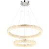 Globo Laurel Hanglamp LED Chroom, 1-licht, Afstandsbediening