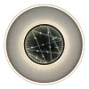 Globo Mirrora Plafondlamp LED Chroom, Zwart, Zilver, 1-licht