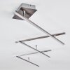 Lacure Plafondlamp LED Nikkel mat, 5-lichts