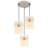 Globo Gorley Hanglamp Zandkleurig, 3-lichts