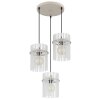 Globo Gorley Hanglamp Zandkleurig, 3-lichts