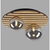 Lichten Direct STIKA Plafondlamp LED Hout licht, 2-lichts