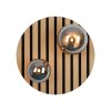 Lichten Direct STIKA Plafondlamp LED Hout licht, 2-lichts