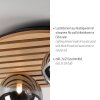 Lichten Direct STIKA Plafondlamp LED Hout licht, 2-lichts