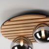 Lichten Direct STIKA Plafondlamp LED Hout licht, 2-lichts