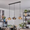 Mertola Hanglamp, Hanglamp Zwart, 3-lichts