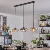 Mertola Hanglamp, Hanglamp Zwart, 3-lichts