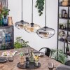 Mertola Hanglamp, Hanglamp Zwart, 3-lichts