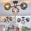 Gastor Plafondlamp, Kogellampje Blauw, Chroom, Groen, Duidelijk, Rookkleurig, 3-lichts