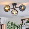 Gastor Plafondlamp, Kogellampje Blauw, Chroom, Groen, Duidelijk, Rookkleurig, 3-lichts