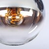 Gastor Plafondlamp, Kogellampje Blauw, Chroom, Groen, Duidelijk, Rookkleurig, 3-lichts