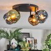 Ripoll Plafondlamp, Kogellampje Blauw, Goud, Groen, 4-lichts