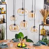 Apedo Hanglamp, Hanglamp Amber, Duidelijk, 6-lichts