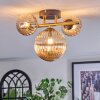 Chehalis Plafondlamp, Kogellampje Goud, Zwart, 3-lichts