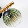 Chehalis Plafondlamp, Kogellampje Goud, Zwart, 3-lichts