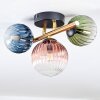 Chehalis Plafondlamp, Kogellampje Goud, Zwart, 3-lichts
