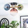 Chehalis Plafondlamp, Kogellampje Goud, Zwart, 3-lichts