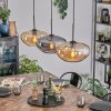 Mertola Hanglamp, Hanglamp Zwart, 3-lichts