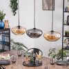 Mertola Hanglamp, Hanglamp Zwart, 3-lichts
