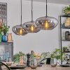 Mertola Hanglamp, Hanglamp Zwart, 3-lichts