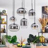 Apedo Hanglamp, Hanglamp Duidelijk, Rookkleurig, 6-lichts
