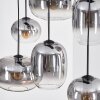 Apedo Hanglamp, Hanglamp Duidelijk, Rookkleurig, 6-lichts