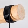 Ripoll Hanglamp, Kogellampje, Hanglamp Natuurlijke kleuren, Zwart, 3-lichts