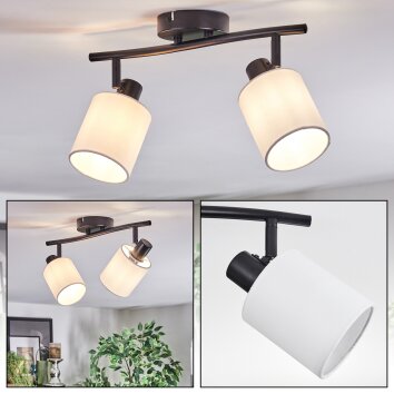 Fallhagen Plafondlamp, Plafondspot Zwart, 2-lichts