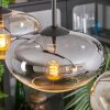 Mertola Hanglamp, Hanglamp Amber, Duidelijk, Rookkleurig, 4-lichts