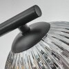 Ripoll Plafondlamp, Kogellampje Duidelijk, Rookkleurig, 3-lichts