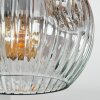Ripoll Plafondlamp, Kogellampje Duidelijk, Rookkleurig, 3-lichts
