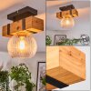 Sernadelo Plafondlamp, Kogellampje Natuurlijke kleuren, Zwart, 1-licht