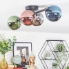 Chehalis Plafondlamp, Kogellampje Blauw, Chroom, Groen, Koperkleurig, Rookkleurig, 4-lichts