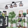 Koyoto Plafondlamp, Kogellampje Rookkleurig, 4-lichts