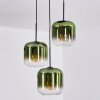 Lauden Hanglamp, Hanglamp Groen, Duidelijk, 3-lichts
