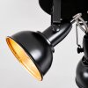 Toren Plafondlamp, Plafondspot Chroom, Zwart, 3-lichts