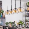 Koyoto Hanglamp, Kogellampje, Hanglamp Amber, Duidelijk, 4-lichts