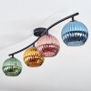 Koyoto Plafondlamp, Kogellampje Blauw, Goud, Groen, Koperkleurig, 4-lichts