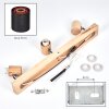 Fallhagen Plafondlamp, Plafondspot Chroom, Hout licht, 3-lichts