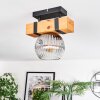 Sernadelo Plafondlamp, Kogellampje Natuurlijke kleuren, Zwart, 1-licht