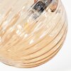 Chehalis Plafondlamp, Kogellampje Amber, Rookkleurig, 4-lichts