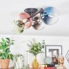 Chehalis Plafondlamp, Kogellampje Blauw, Chroom, Groen, Duidelijk, Koperkleurig, Rookkleurig, 4-lichts