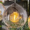 Koyoto Hanglamp, Kogellampje, Hanglamp Amber, Duidelijk, Rookkleurig, 4-lichts
