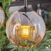 Koyoto Hanglamp, Kogellampje, Hanglamp Amber, 4-lichts