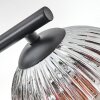 Ripoll Plafondlamp, Kogellampje Chroom, Duidelijk, Rookkleurig, 3-lichts