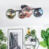 Gastor Plafondlamp, Kogellampje Blauw, Chroom, Groen, Duidelijk, Koperkleurig, Rookkleurig, 4-lichts