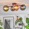 Gastor Plafondlamp, Kogellampje Blauw, Chroom, Groen, Duidelijk, Koperkleurig, Rookkleurig, 4-lichts